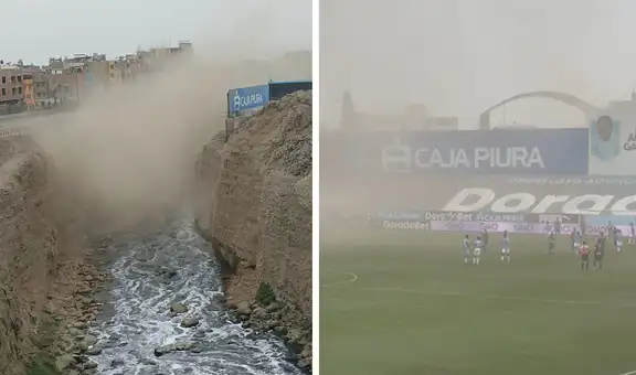 Fuerte temblor provocó derrumbe a espaldas del estadio Alberto Gallardo de Sporting Cristal: polvo llegó hasta el campo durante partido