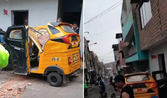 Hombre fallece tras caerle pared que colapsó en Independencia por el fuerte sismo que remeció Lima y Callao