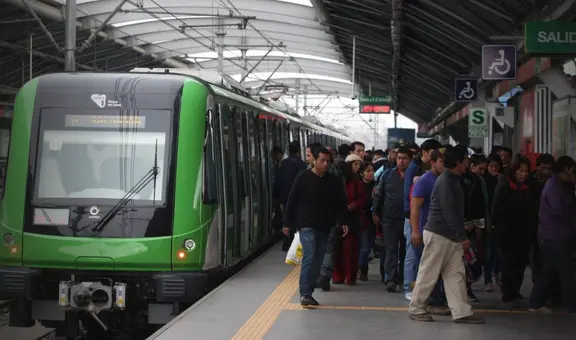 Línea 1 del Metro de Lima suspende el servicio en todas las estaciones tras tras el temblor de 6.1 en Lima y Callao