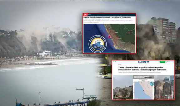Así reaccionó la prensa internacional ante el fuerte temblor de 6.1 que sacudió la costa de Perú