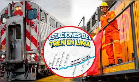 Estas serán las estaciones del tren Caltrain de Rafael López Aliaga: recorrerá 30 km por varios distritos de Lima hasta Chosica