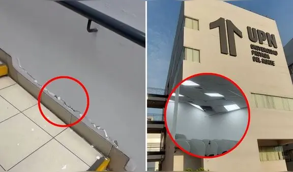 Estudiantes de la UPN reportan severos daños en infraestructura de la sede Los Olivos tras fuerte temblor en Lima