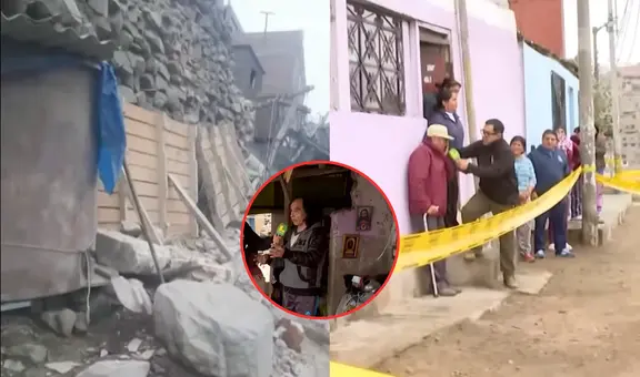 Casas de asentamiento humano en Comas quedan destruidas tras fuerte sismo en Lima: vecinos reportan caídas de piedras y rajaduras de suelo