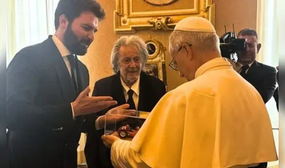 Al Pacino: la primera estrella del cine en reunirse con el papa León XIV