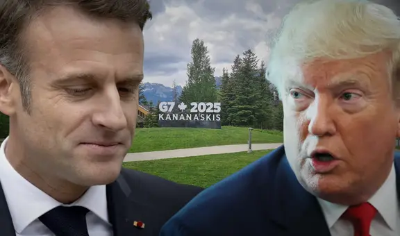 Trump desmiente a Macron y afirma que no abandonó el G7 por "una oferta de alto al fuego" entre Israel e Irán: "Siempre se equivoca"