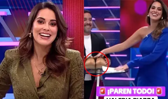 Valeria Piazza asombra tras llevar sus pantuflas al set de América TV por si hay otro sismo: "Por prevención"