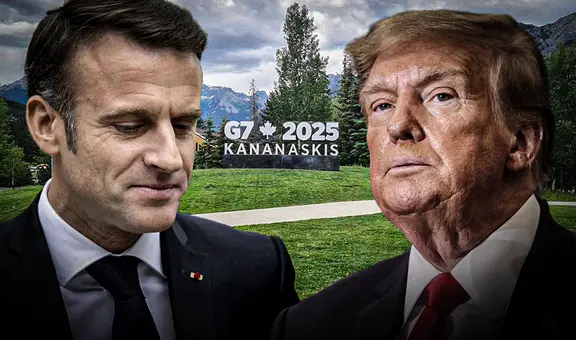 Trump desmiente a Macron y afirma que no abandonó el G7 por "una oferta de alto al fuego" entre Israel e Irán: "Siempre se equivoca"