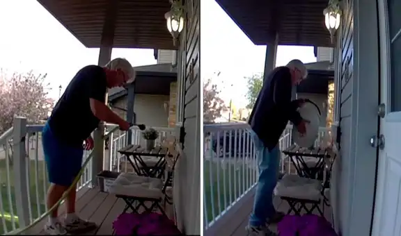 Se fue de vacaciones y al volver descubrió que su vecino regaba sus plantas, sin saber que eran de plástico