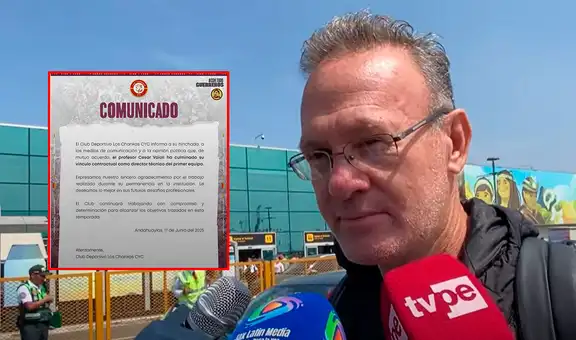 César Vaioli, DT de Los Chankas, tras ser despedido después de solo 2 meses en la Liga 1: "El club decidió cortar el proceso"