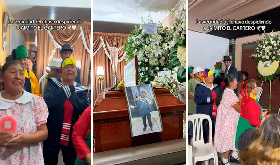 Fan del 'Chavo del 8' fallece y sus amigos lo despiden disfrazados como personajes de la vecindad
