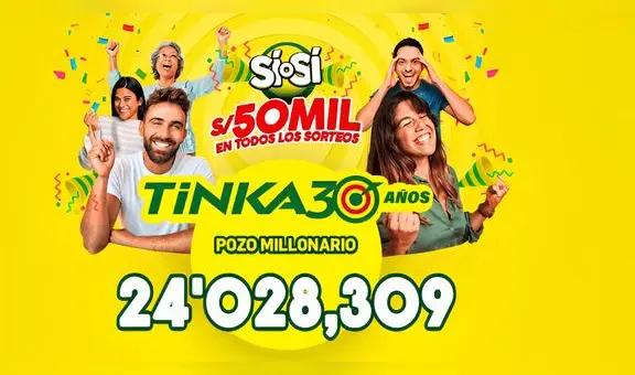 Resultados de La Tinka EN VIVO HOY miércoles 18 de junio: números ganadores, premios y el Pozo Millonario