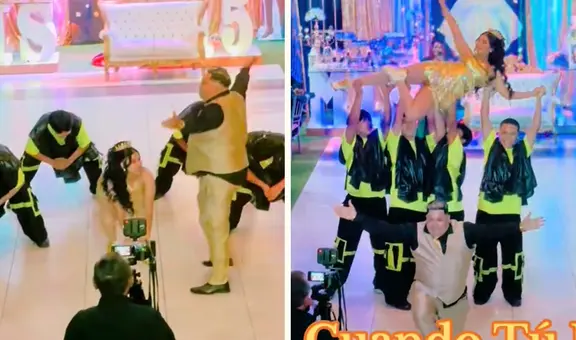 Padre sorprende en el quinceañero de su hija y usuarios celebran su talento: "Se robó la noche"