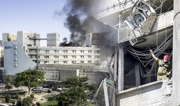 Crece la tensión en Medio Oriente: Irán destruye el hospital Soroka e Israel lanza ofensiva contra planta nuclear de Arak