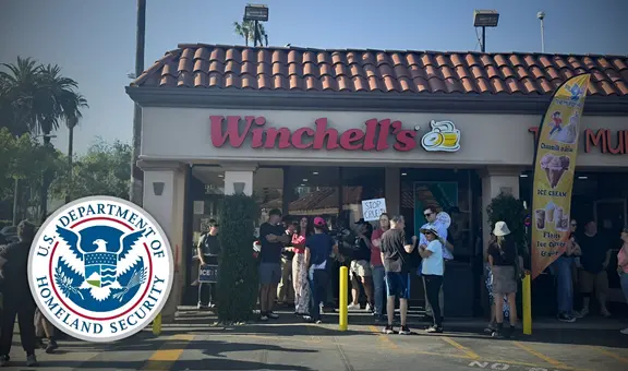 Redadas de inmigración en lugares de comida: 6 inmigrantes arrestados fuera de una tienda de donas en esta ciudad de California