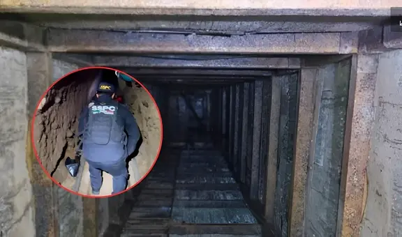 Autoridades descubren narcotunel bajo la frontera de México y EEUU que conectaba Tijuana con San Diego