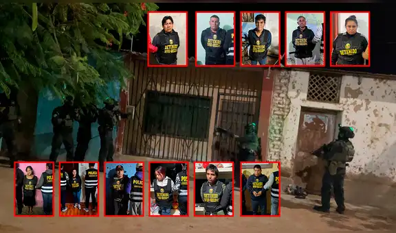 Extorsionaban y asesinaban: caen 11 integrantes de organización criminal Los Patrones del Norte en Trujillo y Chiclayo