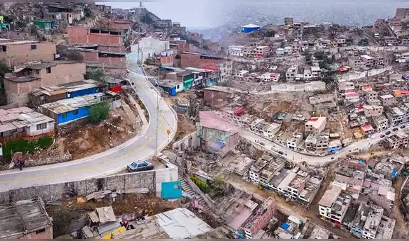Así luce la avenida de San Juan de Miraflores, obra valorizada en S/12 millones que abarca 1.5 km de pistas tras 30 años de espera