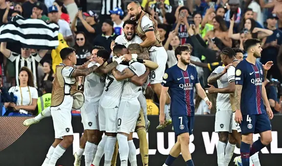 Botafogo dio el primer gran batacazo del Mundial de Clubes: derrotó 1-0 al PSG y sigue invicto en el torneo