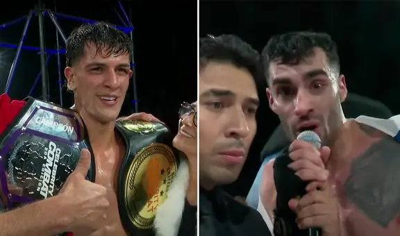 Emil La Causa retiene su título en el 'Celebrity Combat Perú' tras polémica victoria sobre el chileno Jorge Aldoney en la pelea estelar