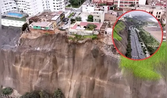 Así lucen las viviendas construidas sobre los acantilados de la Costa Verde que colapsarían ante un nuevo sismo