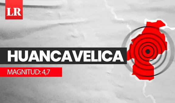 Temblor de magnitud 4,7 se sintió en Huancavelica hoy, según IGP