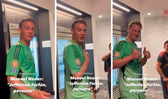 Manuel Neuer y su cariñosa reacción cuando le preguntaron por Jefferson Farfán en pleno Mundial de Clubes: "Peruano"