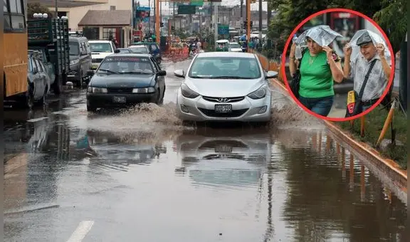 Estos distritos de Lima se verán afectados por fuertes lluvias y temperaturas de 17° C durante 72 horas, según Senahmi