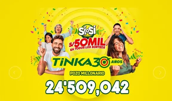 La Tinka domingo 22 de junio: últimos resultados, números ganadores, premios y el Pozo Millonario