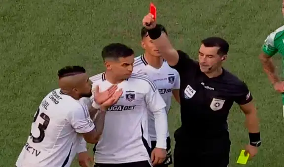 Arturo Vidal protagoniza otro episodio de furia y despotrica contra árbitro tras expulsión: "Que dirija en segunda"