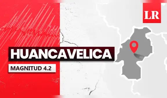Temblor de magnitud 4.2 se sintió en Huancavelica hoy, según IGP