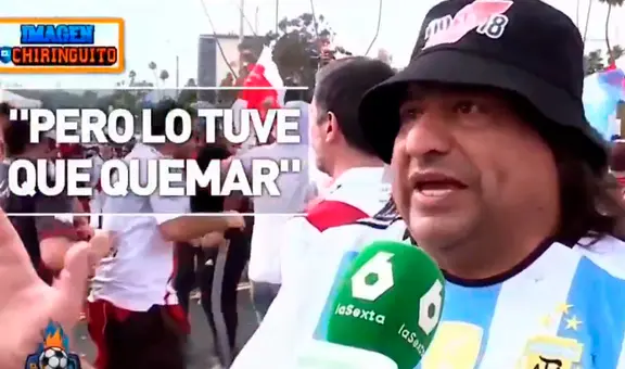 La historia del hincha argentino que quemó su carro para viajar con su hijo al Mundial de Clubes: "Me dieron 10 mil dólares"