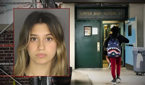 Profesora de 22 años es acusada de enviarle fotos explícitas por mensaje a su alumno de 14 años en Nueva York