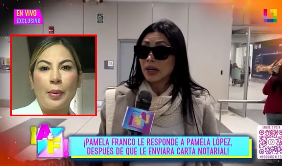 Pamela Franco demandará a Pamela López tras acusarla de grabar a sus hijos sin autorización: “Son cosas fuertes”