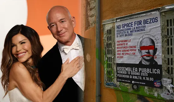 "Sin espacio para Bezos": ¿por qué los venecianos protestan contra la boda de Jeff Bezos y Lauren Sánchez?