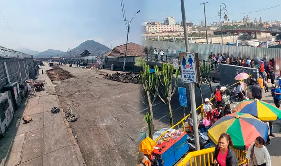 Desalojan a comerciantes del puente Balta en el Cercado de Lima tras intervención de la MML
