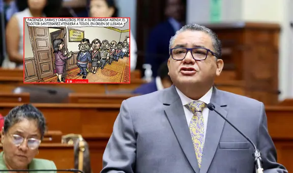 En las sombras: Carlincatura expone el manejo de Juan José Santiváñez en decisiones del Gobierno