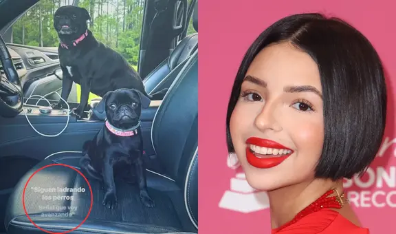 Ángela Aguilar lanza fuerte mensaje en sus redes a críticos con canción de Valentín Elizalde: "Siguen ladrando los perros"