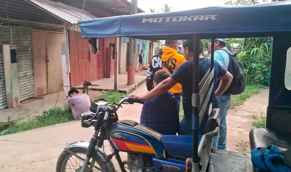 Iquitos: vecinos capturan y aplican "justicia popular" a presunto ladrón de vehículos