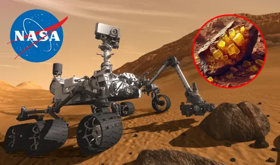 La NASA halló cristales amarillos de azufre puro en Marte: un descubrimiento que podría revelar el pasado del planeta rojo