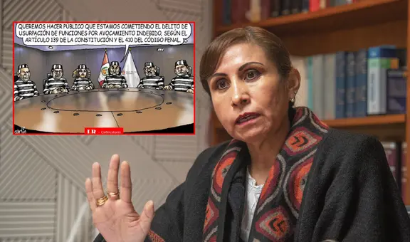 JNJ como banda criminal: Carlincatura muestra a consejeros con ropa de presos luego de intentar reponer a la fuerza a Patricia Benavides