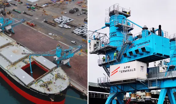 Puerto del Callao prueba moderno sistema para la descarga de granos: será el terminal más rápido de Sudamérica