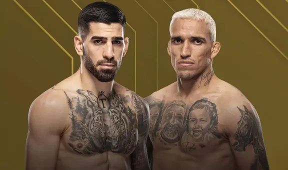 Hora y dónde ver pelea estelar entre Ilia Topuria y Charles Oliveira por la UFC 317 en Las Vegas