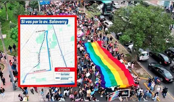 Marcha del Orgullo este 28 de junio: ATU implementa desvíos vehiculares y rutas alternas en Jesús María