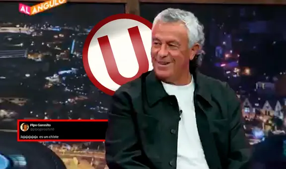 Néstor Gorosito ironiza sobre su sorpresivo tuit en pleno partido de Universitario: “Me contaron…”