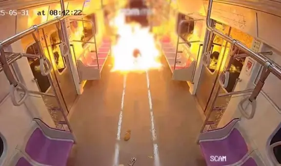 Hombre causa terror al incendiar un vagón del metro de Seúl con cientos de pasajeros: hay 22 hospitalizados