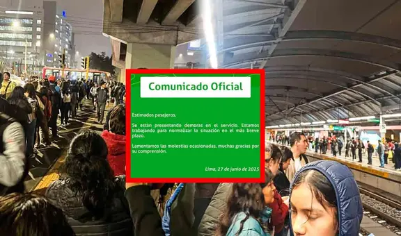 Reportan demoras en estaciones de la Línea 1 del Metro de Lima: "No solucionan nada, estamos parados 3 horas"
