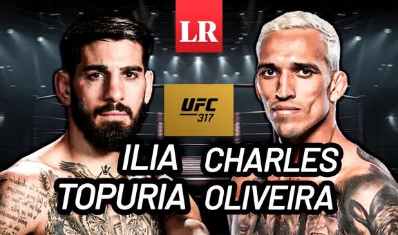 ¿A qué hora pelea Ilia Topuria vs Charles Oliveira EN VIVO HOY y en qué canal ver? Comenzaron las estelares del UFC 317