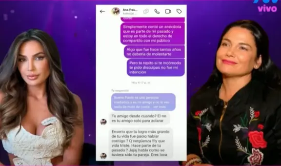 Ana Paula Consorte explota contra Daniela Cilloniz por filtrar chats picantes con Paolo Guerrero: “Él no es tu amigo”