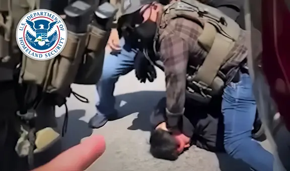 Redadas de Trump en California: inmigrante sangra en el suelo tras ser arrestado por agentes de ICE