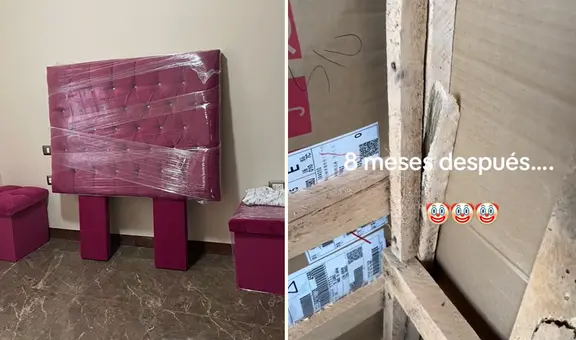 Joven compró una cama y lo que encontró la dejó en shock: "No se dejen llevar por lo bonito"